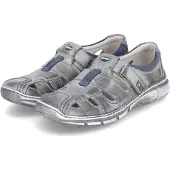 Krisbut Slipper gelocht gefloch. modisch in grau, Gr. 40