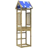 vidaXL Spielturm Braun Massives Imprägniertes Holz 3417168