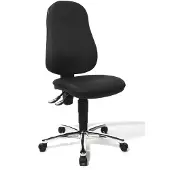 Topstar Bürostuhl Point 60, 8169G20 schwarz, chrom Stoff