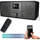 Xoro DAB 700 IR, Internet, Digital, DAB,DAB+,FM, 20 W, AAC,AAC+,FLAC,MP3,WAV,WMA, TFT-LCD