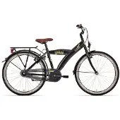 Bike Fun Bikefun Kinderfahrrad Urban City 26 Zoll mit Nexus 3 Gang Bremsnabe – Schwarz