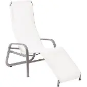 Karasek Florida Premium Neo Bäderliege Aluminium/Textilene Weiß|Hellgrau 11230965