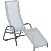 Karasek Bermuda Neo Bäderliege Aluminium/Textilene Dunkelgrau|Hellgrau 11140867