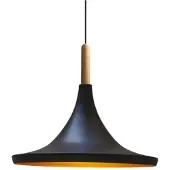 Bamyum Pendelleuchte I Genisy I Wohnzimmer, E27, Ø31 ISkandinavisch Pendellampe für Schlafzimmer Deckenleuchte Metall, Wohnzimmerlampe Hängelampe, Schwarz