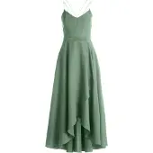 Vera Mont Abendkleid mit Volant in Foggy Green | Gr.: 40