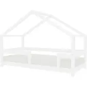 Benlemi Kinderhausbett LUCKY 90 x 200 weiß