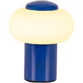 Lucide Wiederaufladbare Tischlampe Gustav Blau