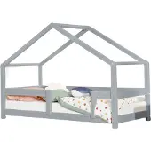 Benlemi Kinderhausbett LUCKY 80 x 180 grau