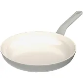 Berghoff Leo Bratpfanne, 28 cm, rund, graues recyceltes Aluminium, keramikbeschichtet, Induktion, Antirutschgriff, -frei