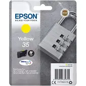 Epson Padlock 35 Vorhängeschloss DURABrite Ultra Single Yellow Tinte, Standardertrag, Gelb, Tinte auf Pigmentbasis, 9,1 ml, 1 Stück(e), Einzelpackung