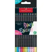 Faber-Castell - Colour pencils Black Edition - Neon & Pastel (116410)