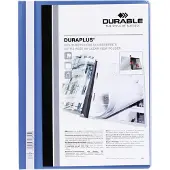 Durable Präsentations-Sichthefter DURAPLUS extrabreit, PVC-Hartfolie, 25 Stück, blau