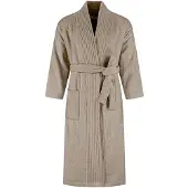 Yumeko Bademantel Baumwolle L Beige - Eco, Bio & Fairtrade