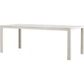 Ebuy24 Wetterbeständiger Gartentisch Mirko, beige, 205 cm breit, 205 cm tief, 74 cm hoch
