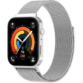IMoshion Magnetisches Milanaise Armband für das Huawei Watch Fit 3 - Silber