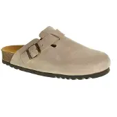 Scholl Clogs Suede Fae Damen Dark Beige-Schuhgröße 41
