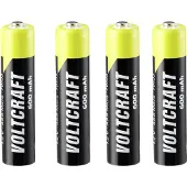 Voltcraft Endurance NiMH Micro-Akkus 600mAh, 4er
