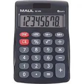 MAUL MJ 450, Tasche, Display-Rechner, 8 Ziffern, 1 Zeilen, Akku, Schwarz