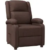 vidaXL Relaxsessel Braun Kunstleder