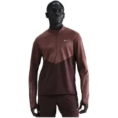 Nike Winterized Pacer Half Zip Herren Laufshirts rot Größe S Laufen | Trailrunning Elastisch