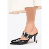 WITTCHEN Damen-Pumps aus Leder mit Stilettoabsatz, Schwarz, Naturleder