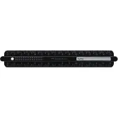 Faber-Castell Faber Castell Lineal 15 cm bruchsicher Dots schwarz