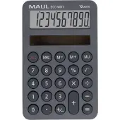 MAUL Taschenrechner Solar ECO MD 1 grau