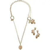 Weekend Max Mara Schmuckset Halskette und Ohrringe 2615751104650 Goldfarben