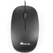 NGS Flame, rechts, Optisch, USB Typ-A, 1000 DPI, Schwarz