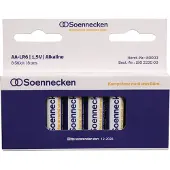 Soennecken Batterie 80003 Mignon AA LR6 1,5 V 8 St./Pack