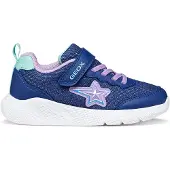 Geox Sneaker "J SPRINTYE GIRL" Slipper mit schönen Glitzerdetails, Größenschablone zum Download