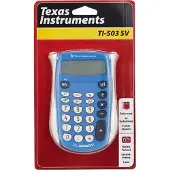 Texas Instruments Taschenrechner TI-503 SV, Batterie, 79 x 121 x 19 mm