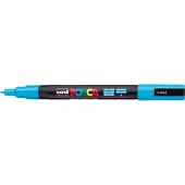 Faber Castell Uniposca Pc-3m Fine Round Tip 1.3mm Sky Blue 6 Units Filzstift
