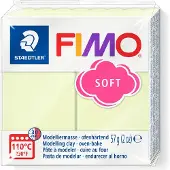 Staedtler Polymer Clay - - Fimo Effect Vanille 105 - 56 g - Ofenhärtend 110 C - Mischfarbig