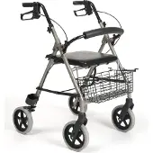 Vermeiren Leichtgewicht-Rollator ECO-light II mit Sitz und Rückenstütze champagner>>>>