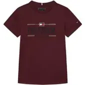Tommy Hilfiger T-Shirt Icons KB0KB10360 Dunkelrot Regular Fit