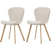 Venture Home Stuhl Lilja Beige 2er-Pack