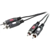 Speaka Professional Speaka Audiokabel 2x Cinch 2.5 m