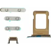 OEM Button Set für iPhone 11 Pro Max gold