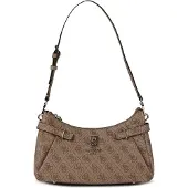 GUESS YESBA SHOULDER BAG Damen Handtasche Beige : Größe - UNICA Größe: UNICA