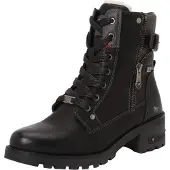 Mustang Damen Stiefelette mit Zierreißverschluss 15M0082001, Größe:39 EU, Farbe:Schwarz