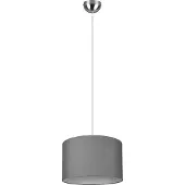 TRIO Pendelleuchte HOTEL Stoffschirm grau Ø 40cm