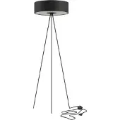 Licht-Erlebnisse Stehleuchte Dreibein Metall E27 154 cm hoch Schwarz 3-flammig Modern Stehlampe