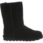 Bearpaw Winterboots "ELLE SHORT", Damen, Gr. 42, schwarz, Veloursleder, Schuhe Winterboots, Winterstiefel, Snowboots mit hohem Schaft