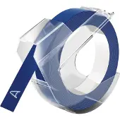 Dymo Prägeband glänzend blau