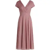 Vera Mont Cocktailkleid "Damen im Glitzer-Look" Ohne Tasche Stoff