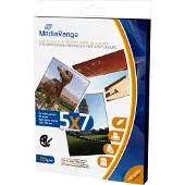 MediaRange MRINK114, Glanz, 220 g/m², Weiß, 50 Blätter, 130 mm, 180 mm