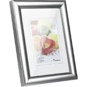 Walther design + design Trendstyle Kunststoff Bilderrahmen, silber, 7 x 10 cm