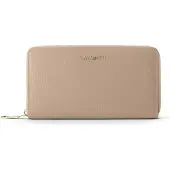 Lazarotti Leder Geldbörse Bologna Leather Zip Around Wallet With 16 Card Slots Sand beige