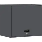 vidaXL Wandschrank für die Garage mit Gasdrucklift-Tür Anthrazit